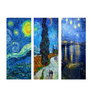 Wallity Cuadro Decorativo Vincent van Gogh Tríptico de MDF